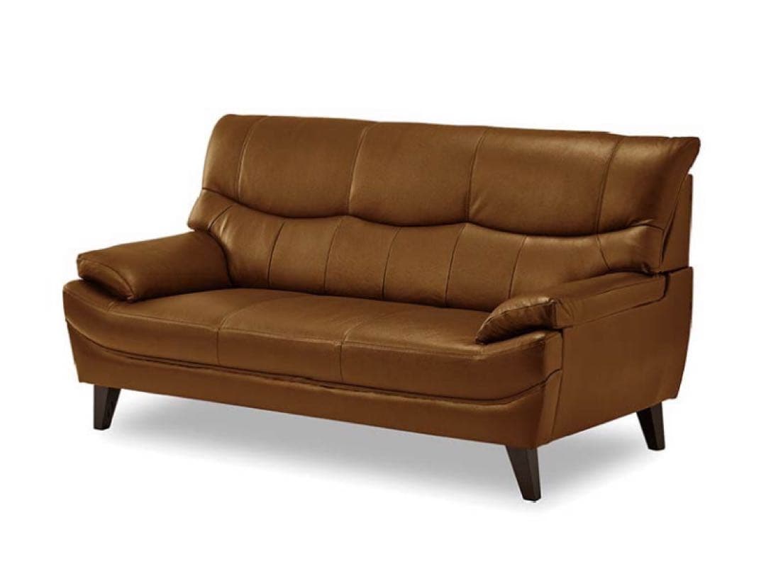 本革仕様　ハイバック　ソファ　3人掛け　ハミルトン