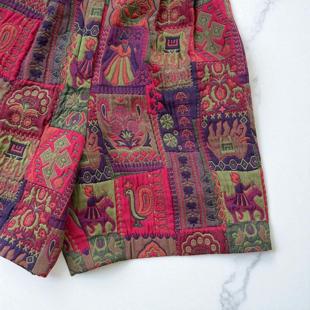 KENZO ケンゾー ヴィンテージ ショートパンツ 総柄 ジャガード