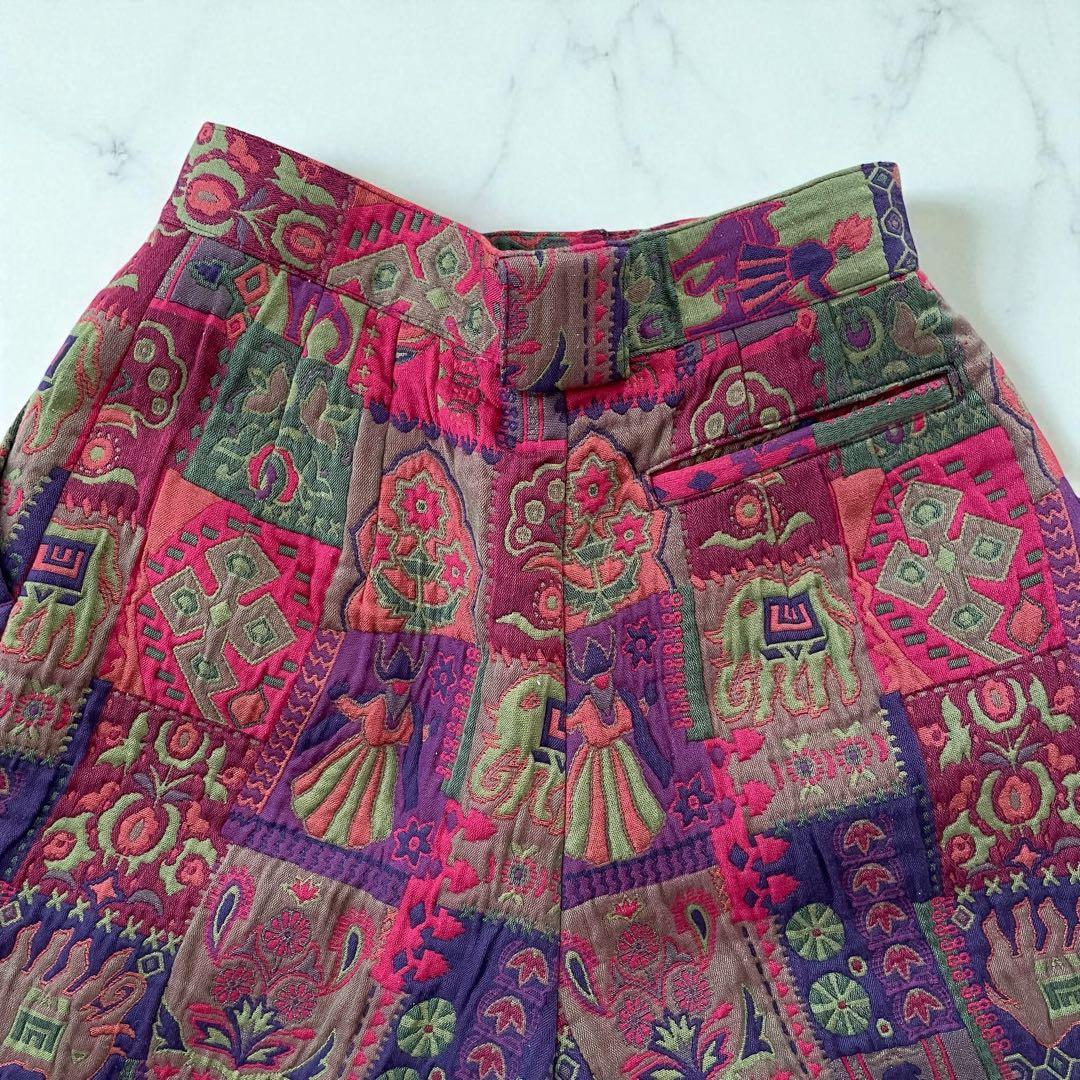 KENZO ケンゾー ヴィンテージ ショートパンツ 総柄 ジャガード