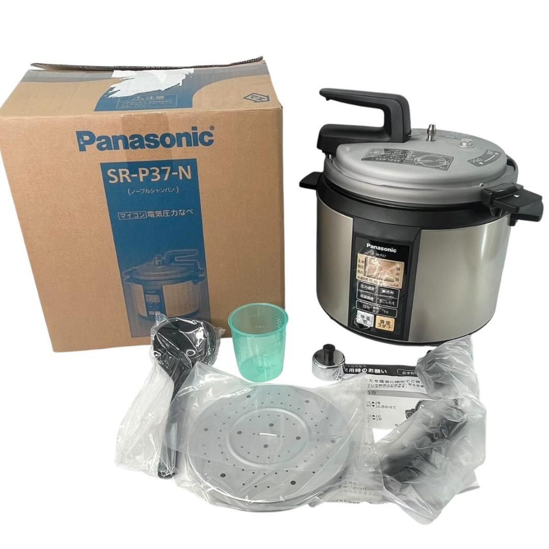 【未使用品】Panasonic 電気圧力鍋 SR-P37 3.7L マイコン