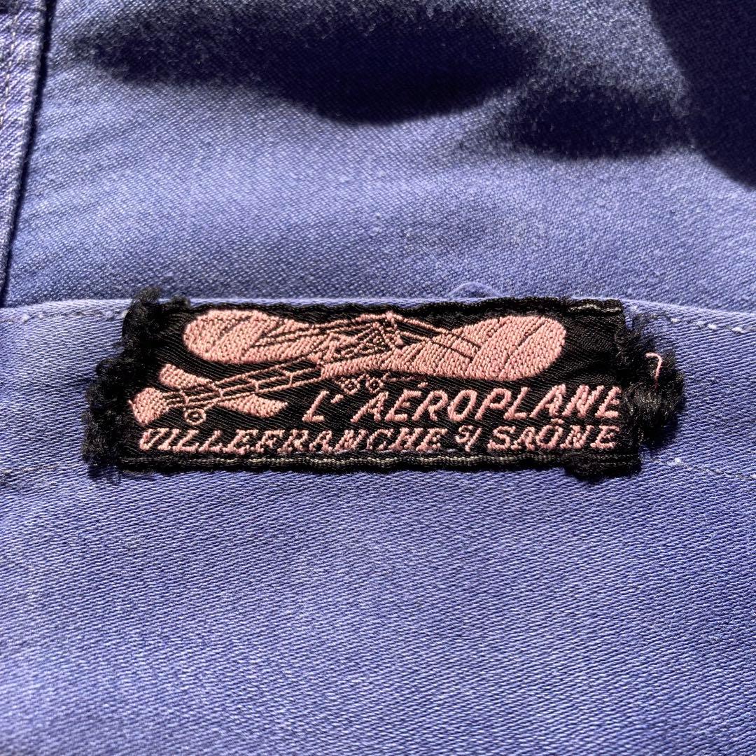 50s フレンチ ヴィンテージ Vポケ モールスキンジャケット ユーロ ボロ古着