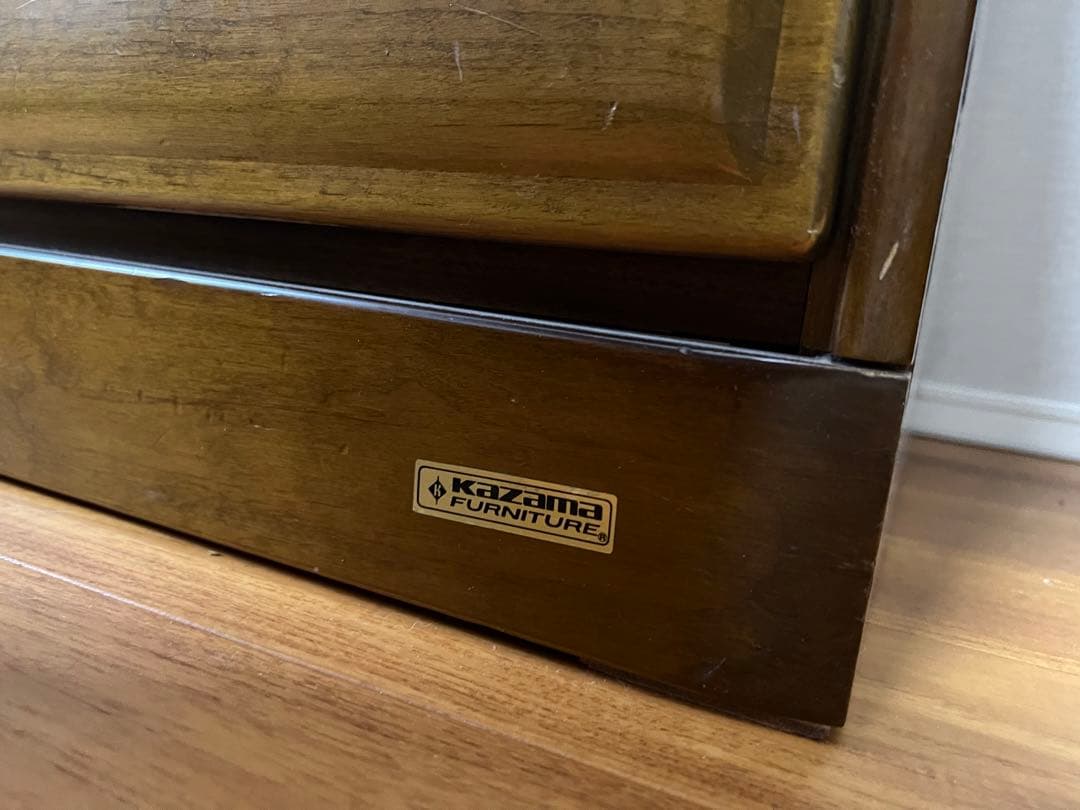 KAZAMA FURNITURE木製チェストタンス【引取東京都内orたのメル便】
