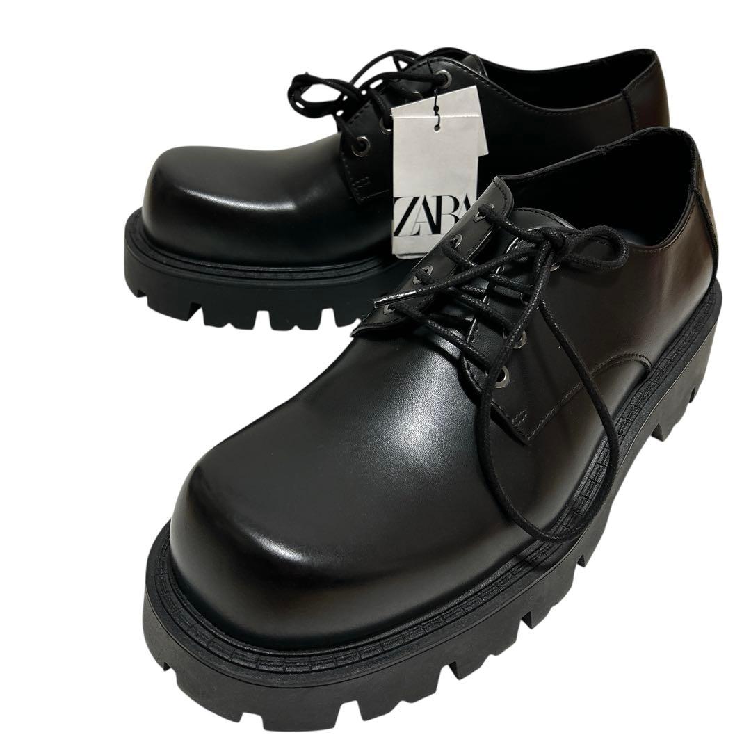 新品未使用✨ZARA ザラ（29）ボリュームソールシューズ　厚底　トラックソール