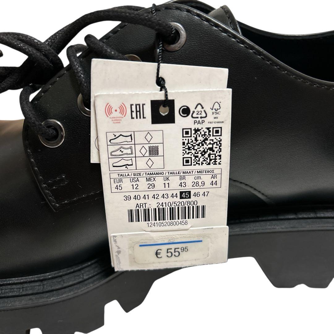 新品未使用✨ZARA ザラ（29）ボリュームソールシューズ　厚底　トラックソール