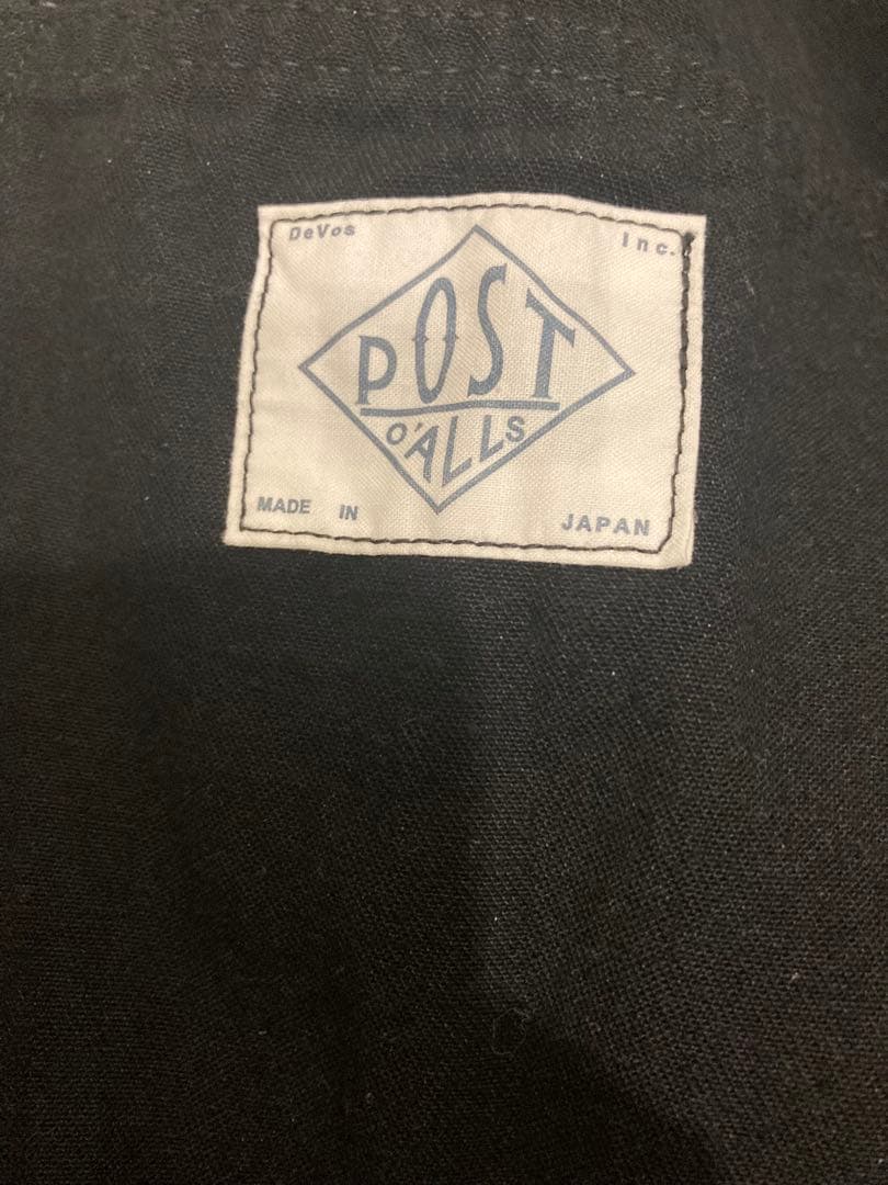 POST O'ALLS No.1 Jacket ブラック　定価50600円
