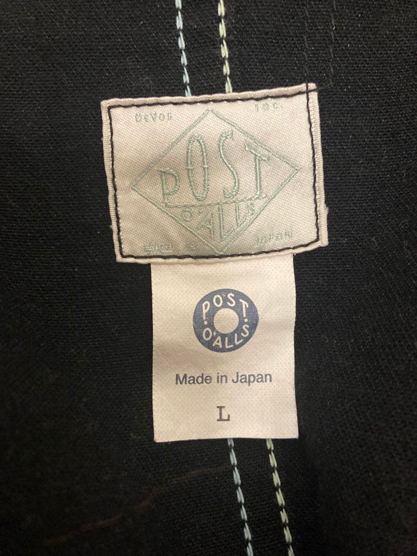 POST O'ALLS No.1 Jacket ブラック　定価50600円