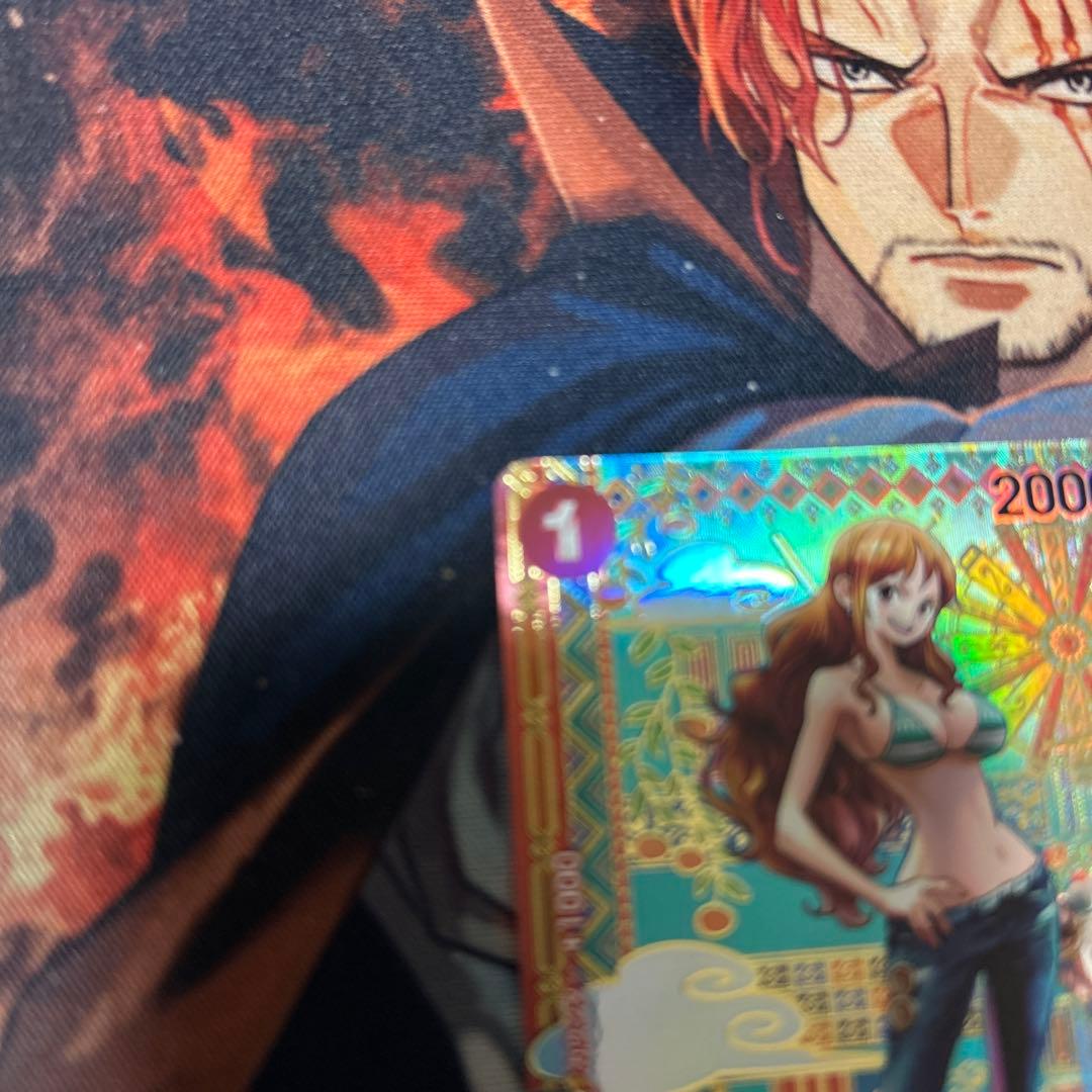 ワンピースカード　ナミ　r sp スペシャルカード　赤