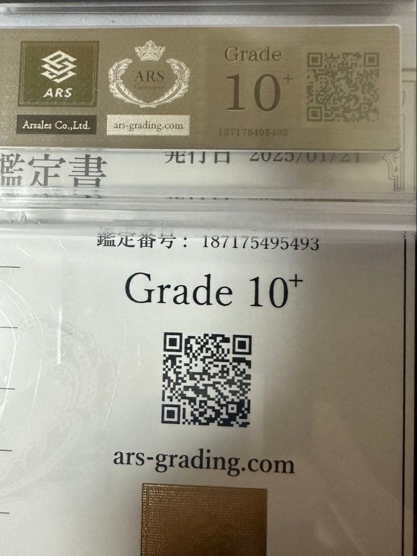 J*J様 ワンピースカード　ARS10+ 神避　Rパラレル　鑑定書付き