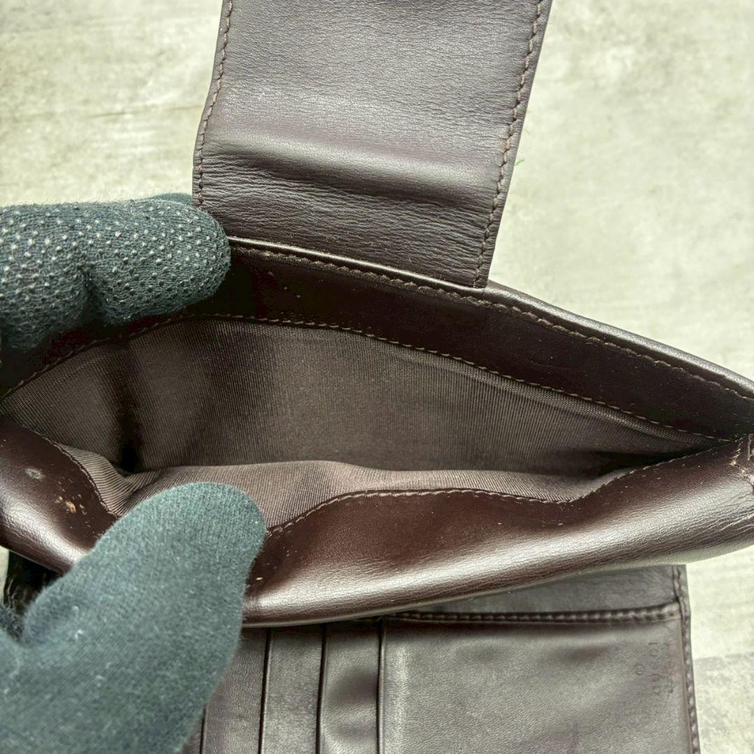 GUCCI グッチ 長財布 シェリーライン GGキャンバス GG柄 ベージュ 茶