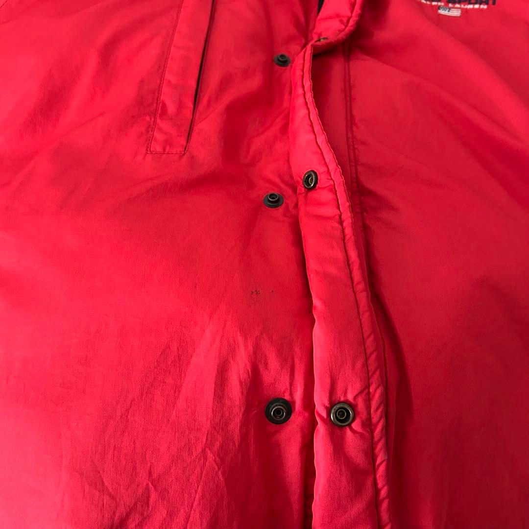 h*k様 90s polo sport ポロスポーツ　赤　レッド　ダウンジャケッ