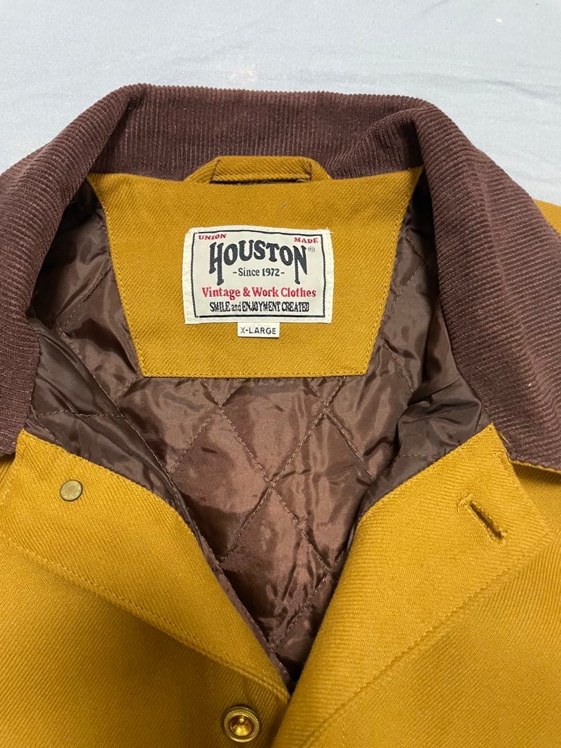 HOUSTON ヒューストン カバーオール キルト生地 メンズLサイズ アウター