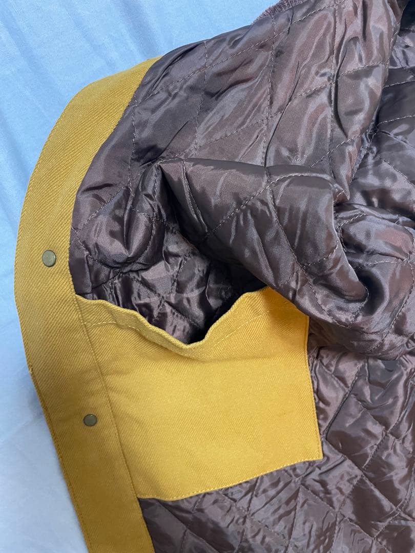 HOUSTON ヒューストン カバーオール キルト生地 メンズLサイズ アウター