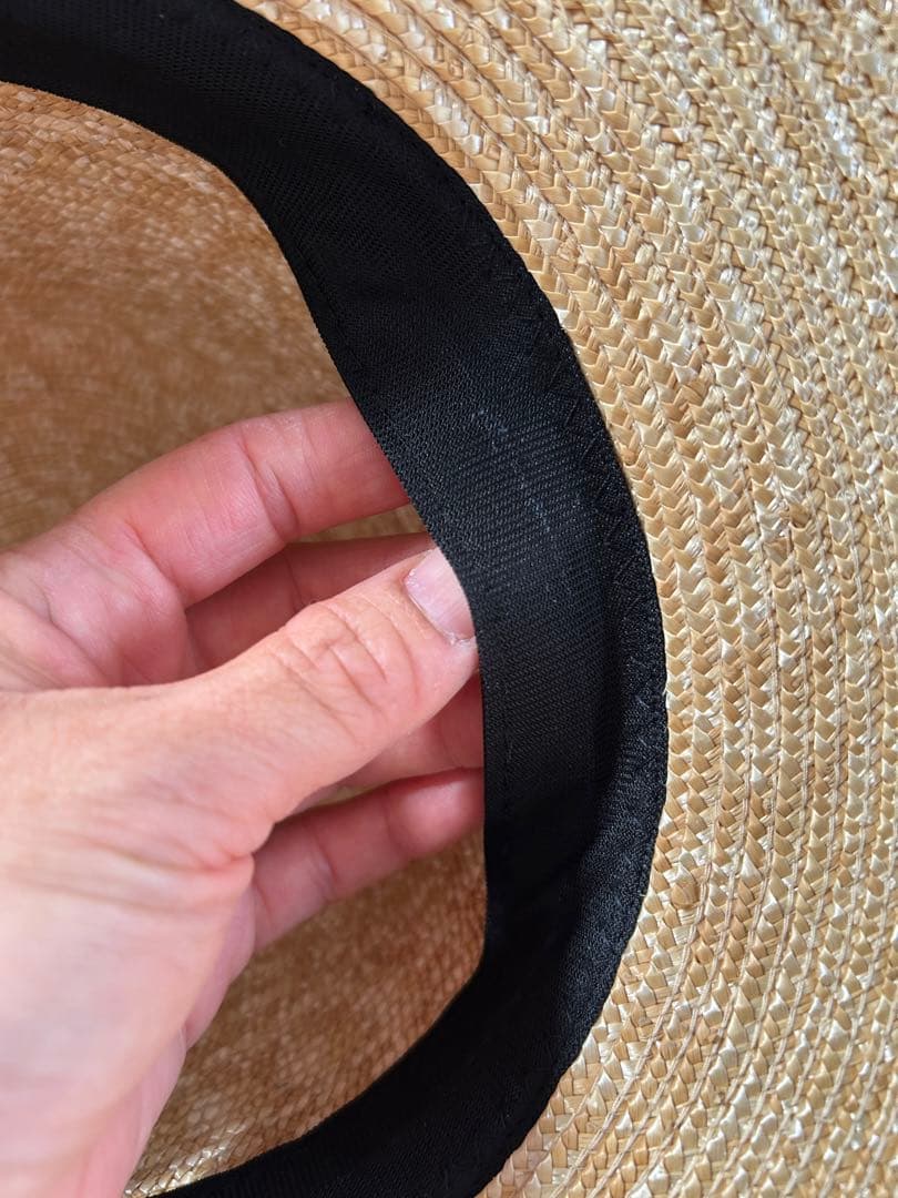 wicagroceryストローハット　美品