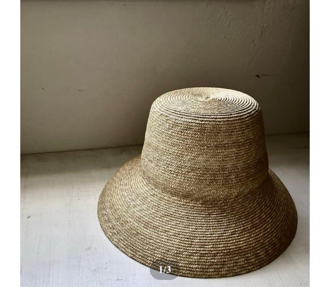 wicagroceryストローハット　美品