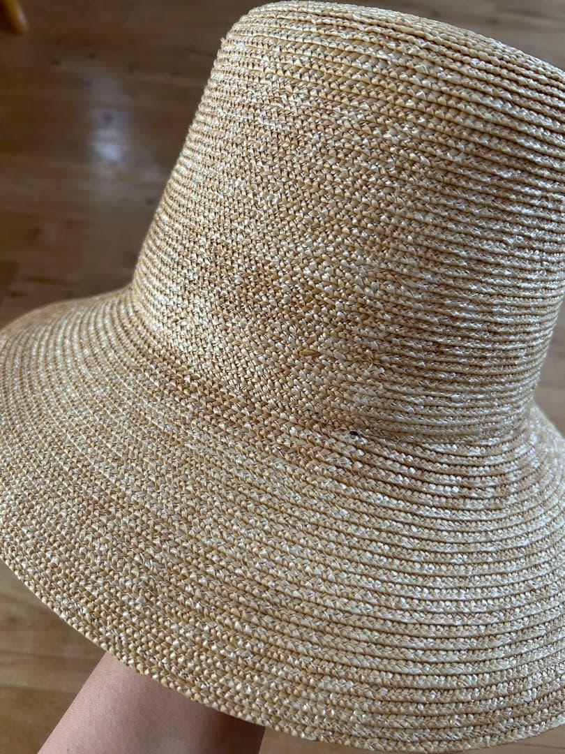 wicagroceryストローハット　美品