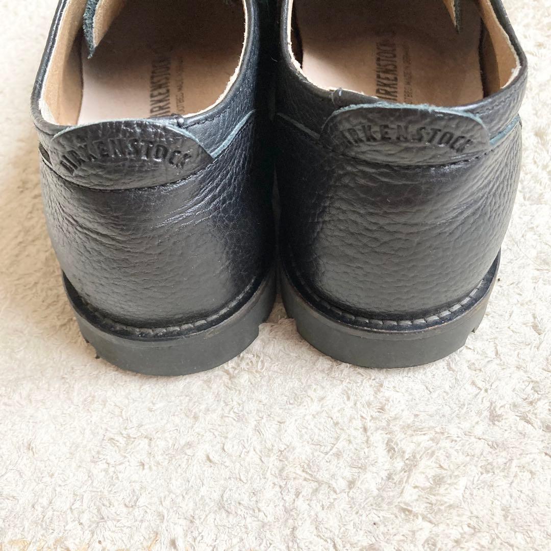 ビルケンシュトック　ギルフォード　ビジネスシューズ　レザー　シボ　革　レザー　黒