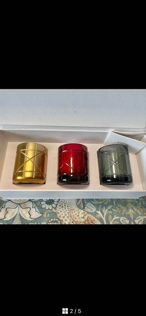 【新品未使用】DIOR キャンドルセット
