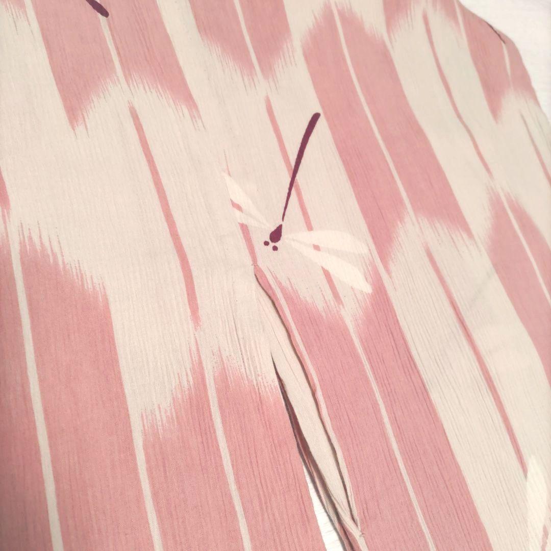 撫松庵　綿麻　浴衣　綿麻ちぢみ