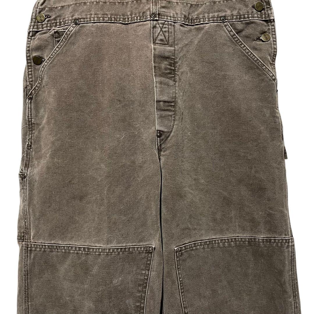 Carhartt カーハート 革ロゴ ダック ダブルニー オーバーオール