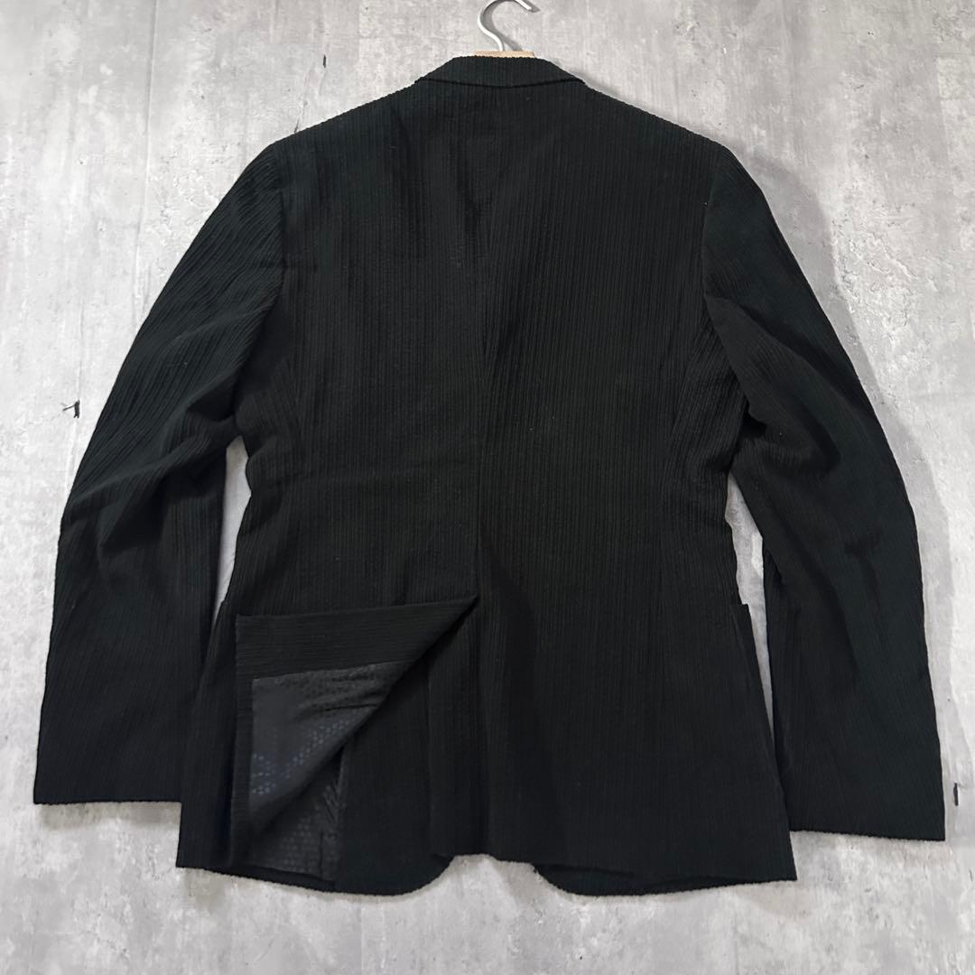 C75 新品 D&G 00s コーデュロイ テーラードジャケット 黒 52