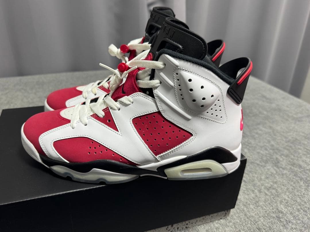 Air Jordan 6 カーマイン/白バスケットシューズ