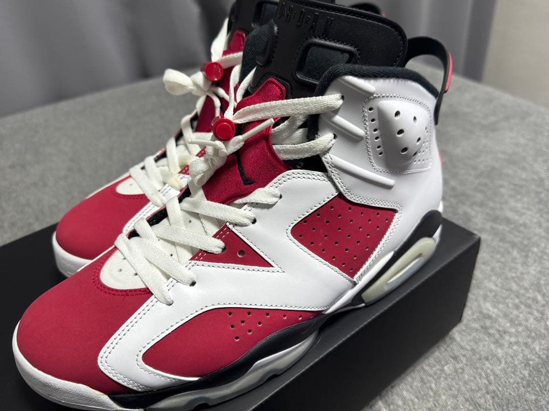 Air Jordan 6 カーマイン/白バスケットシューズ