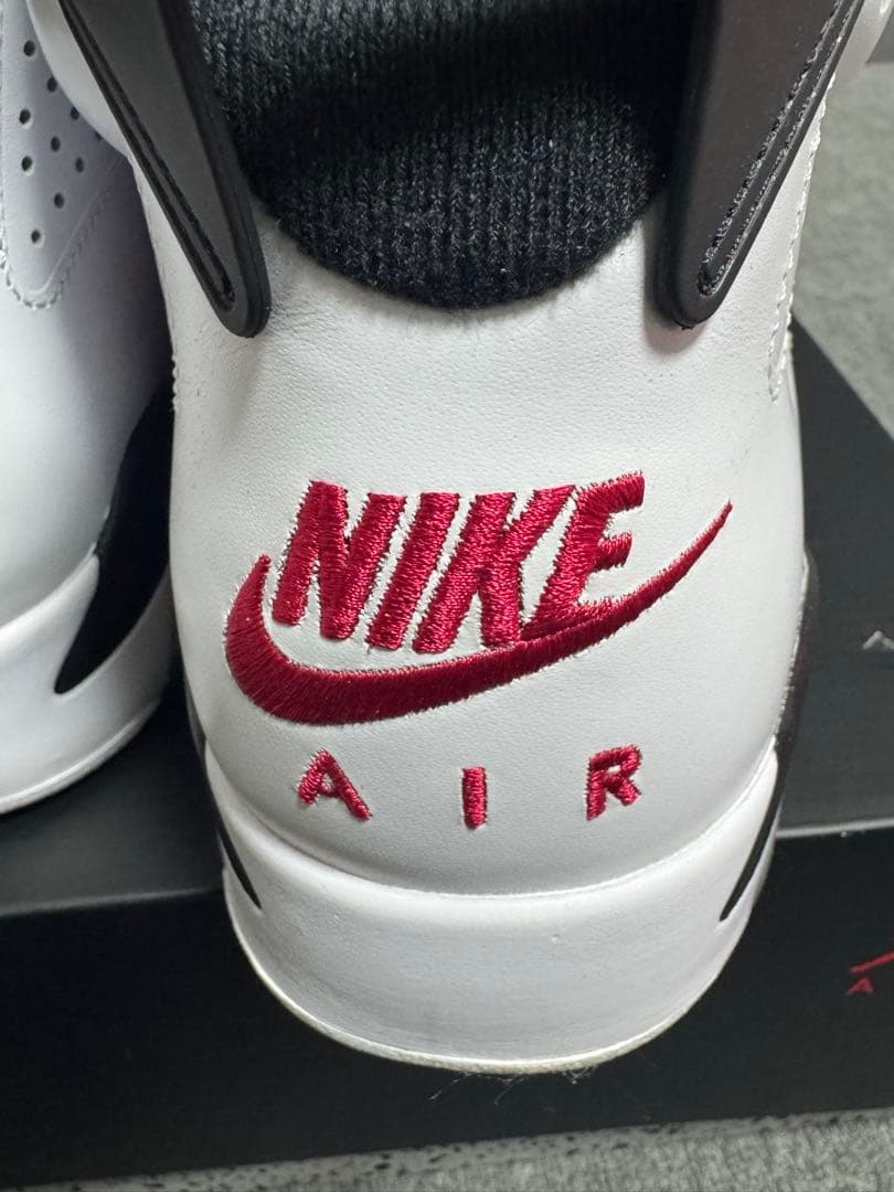 Air Jordan 6 カーマイン/白バスケットシューズ