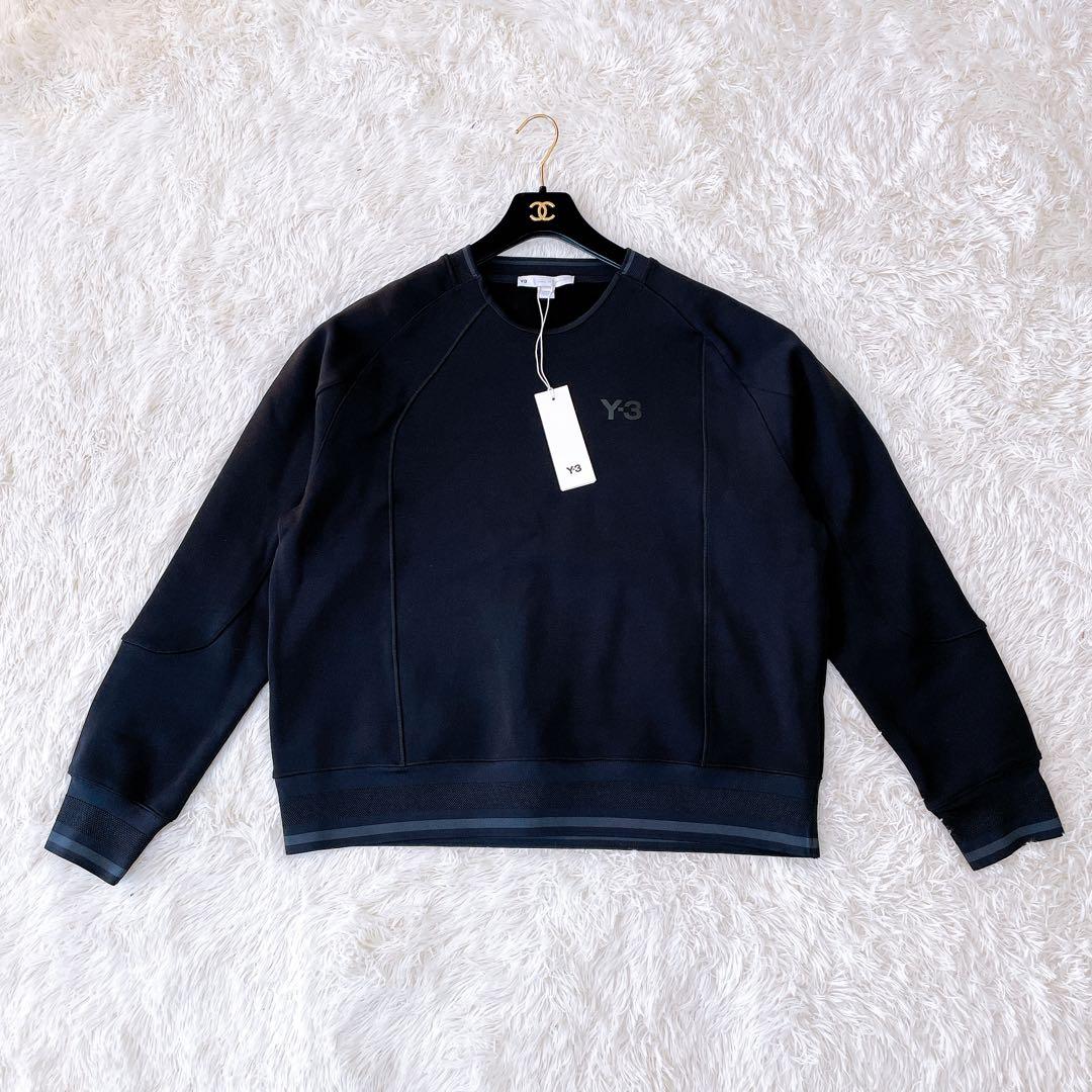 Y-3 ワイスリー スウェット　LOGO CREW SWEATSHIRT XL