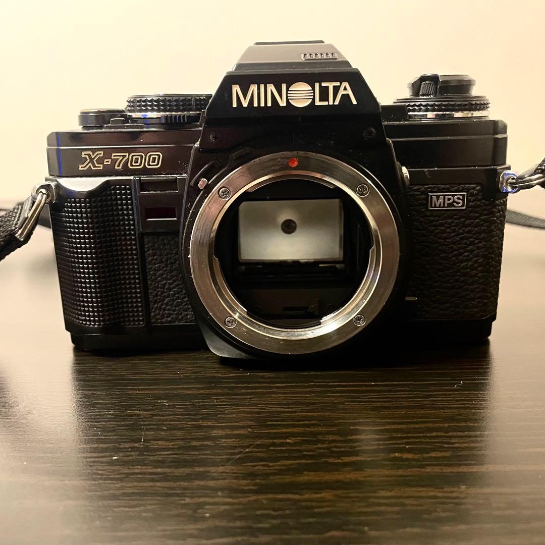 【レトロ一眼】MINOLTA X-700 レンズ 三脚 ストロボ 露出計 一式
