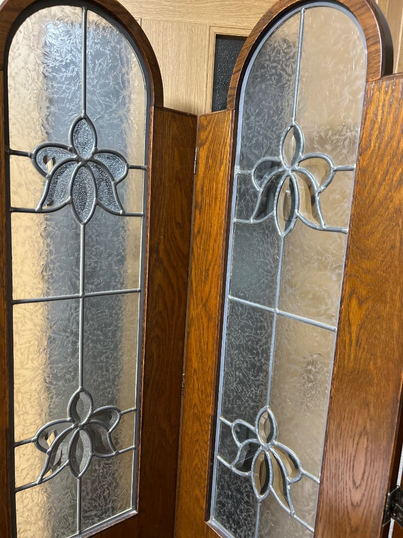 美品　三越家具 Brugge ブルージュ 3連 パーテーション 衝立