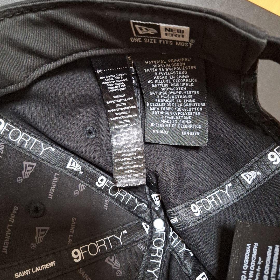 【美品】SAINTLAURENT ニューエラ　9FORTY キャップ