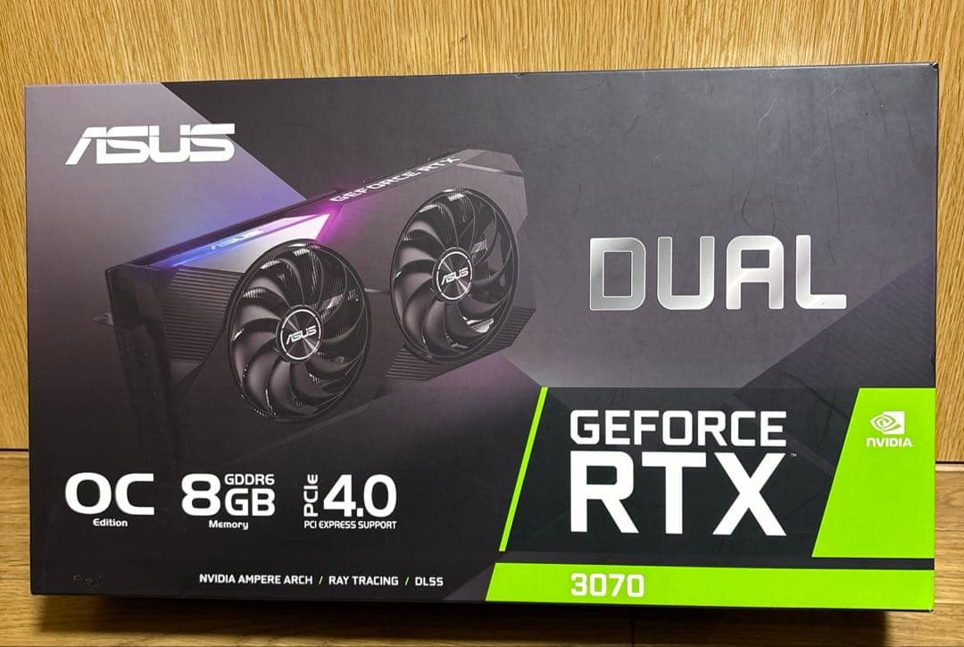 ASUS GeForce RTX 3070 OC 8GB　グラフィックボード