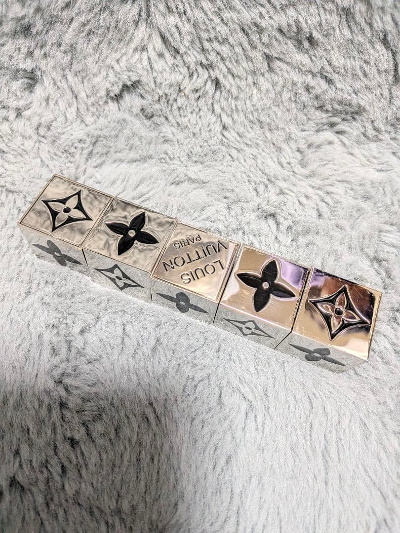 美品限定非売品ルイヴィトン モノグラム キューブ ブレスレット シルバー正規品