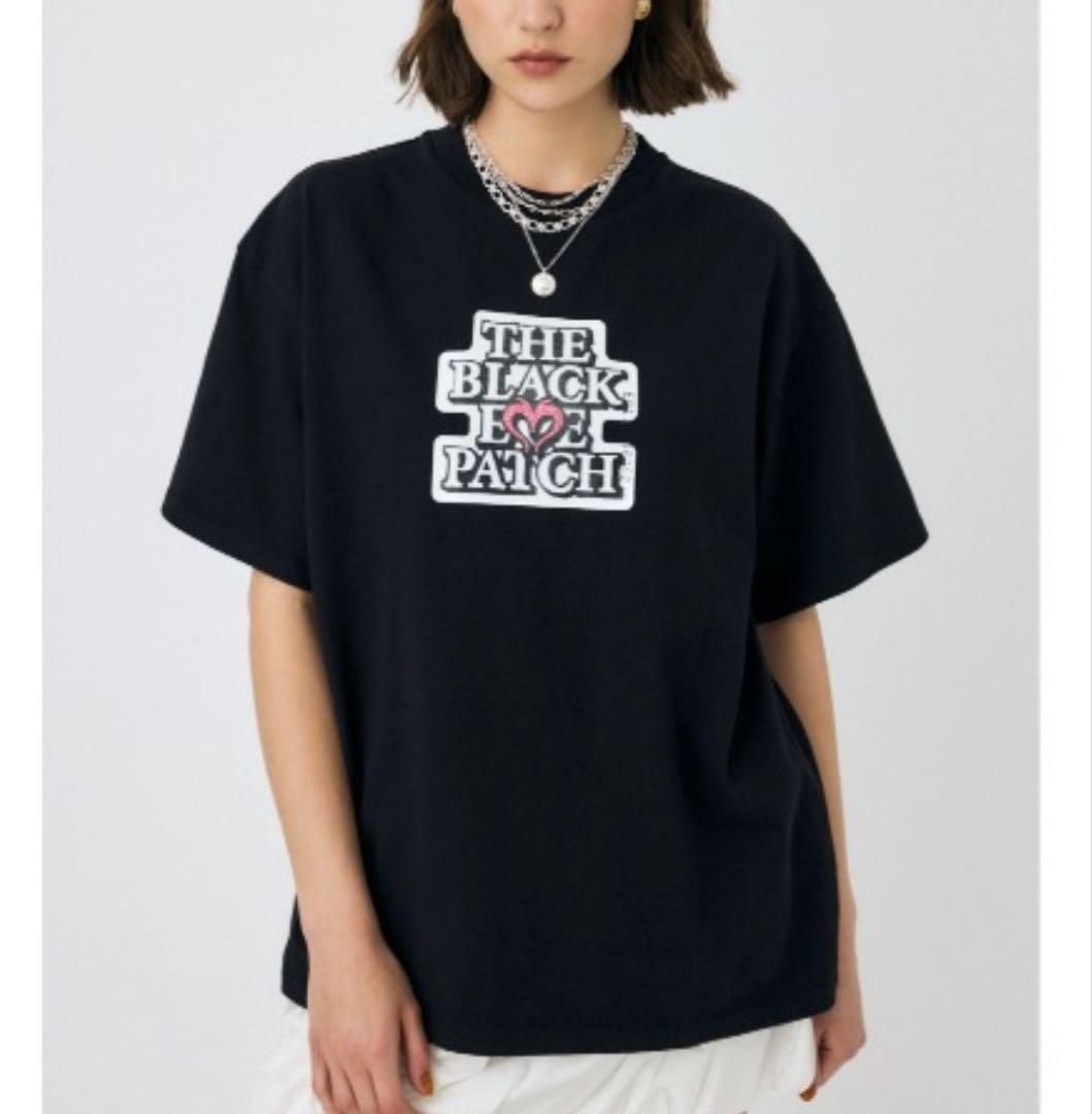 MOUSSY×BlackEyePatch BEP OG ラインストーン TEE黒