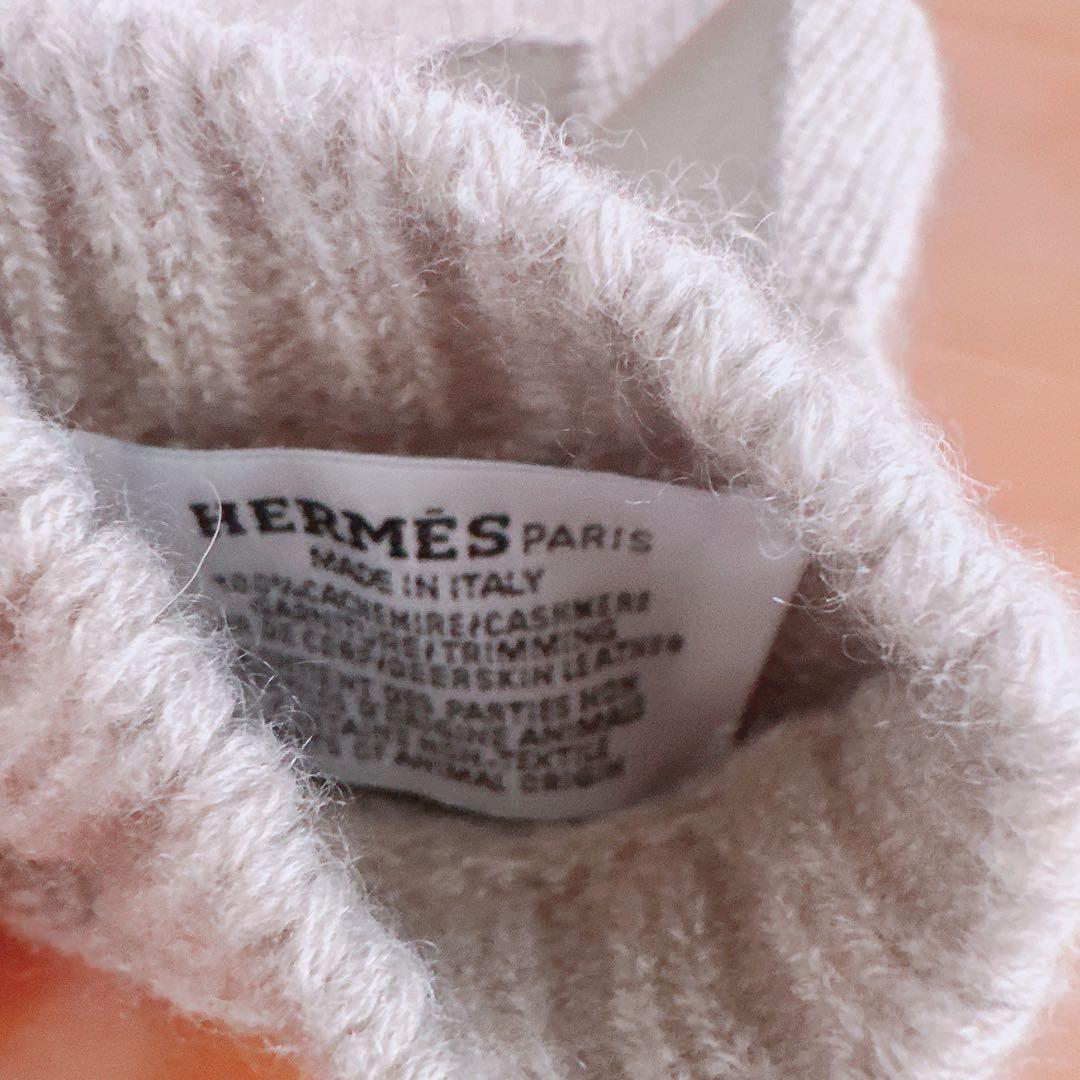 エルメス ボルチモア カシミヤ 手袋 グローブ