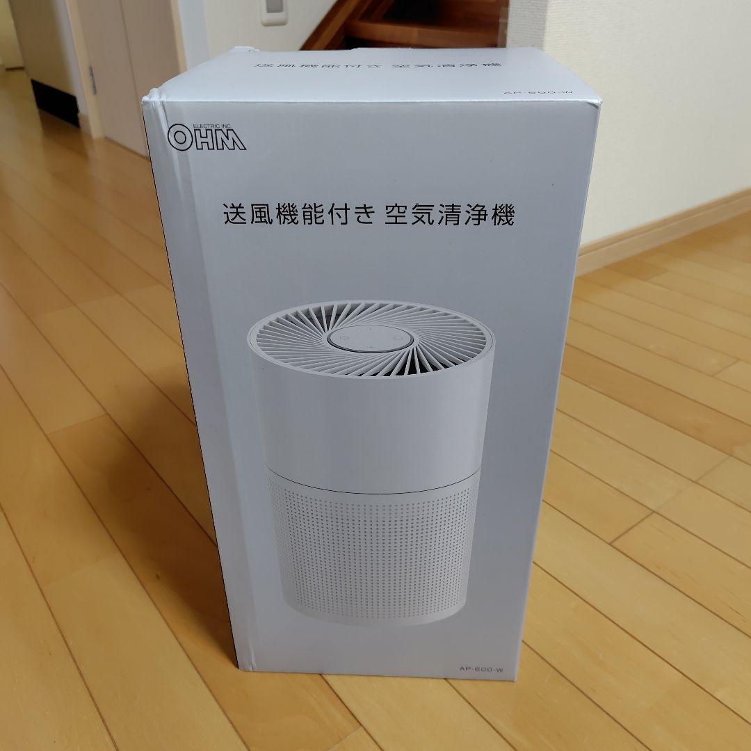OHM 送風機能付き 空気清浄機