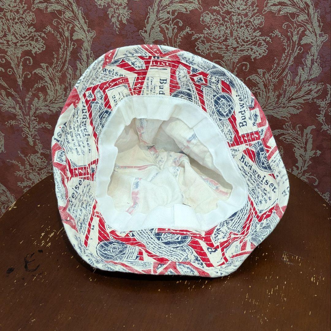 Budweiser バドワイザー 総柄 バケットハット アメカジ USA製 古着