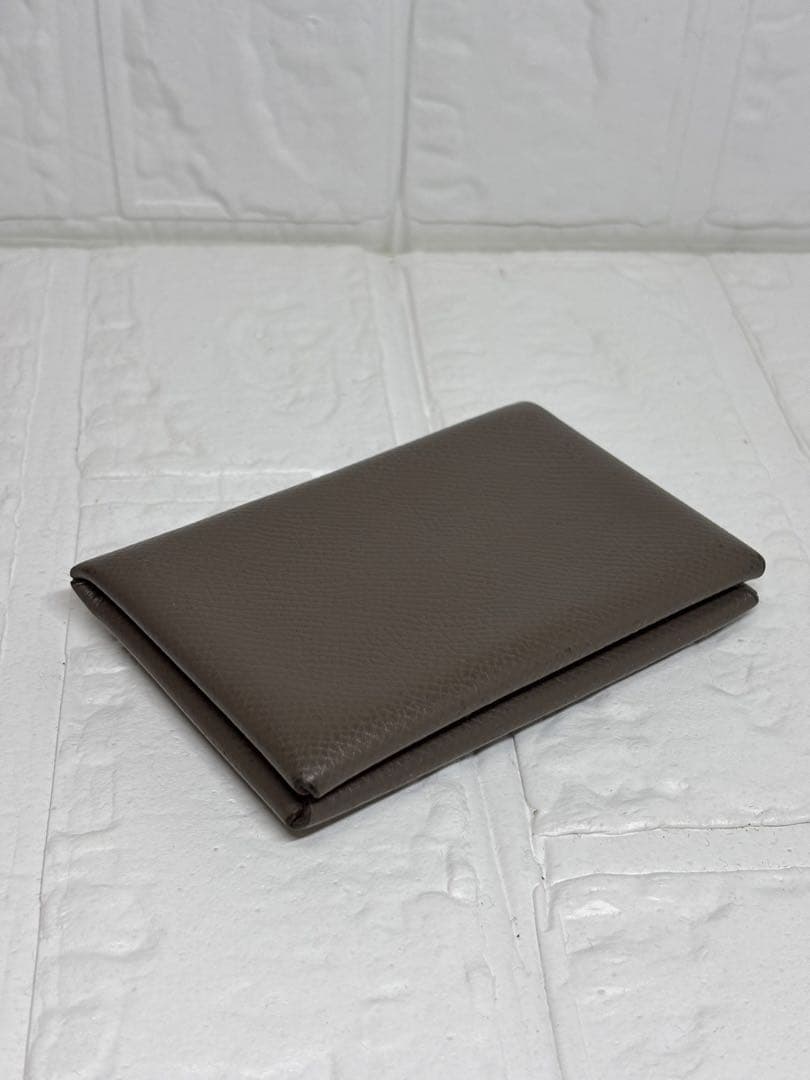 m.j. 　HERMES エルメス　カルヴィ エトゥープ カードケース