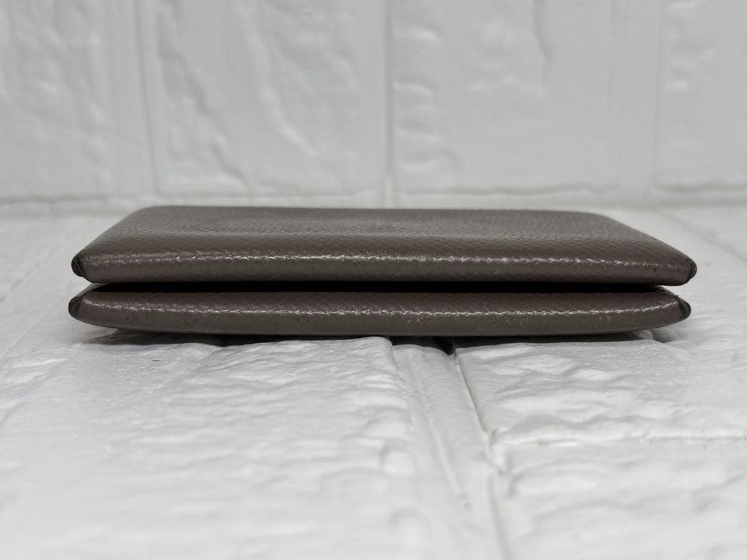 m.j. 　HERMES エルメス　カルヴィ エトゥープ カードケース