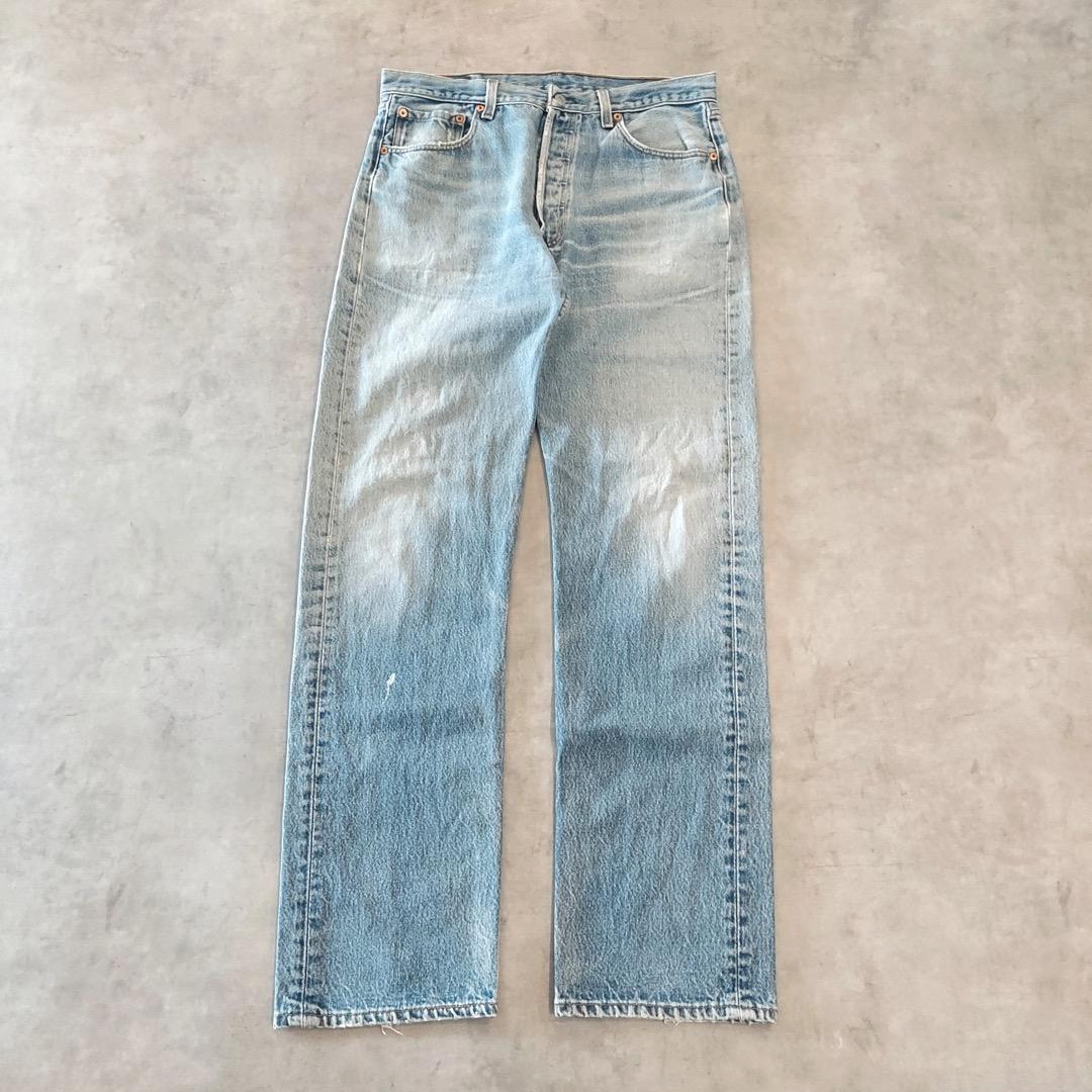 リーバイス501 Levis W35 青 90s USA製 古着 15938