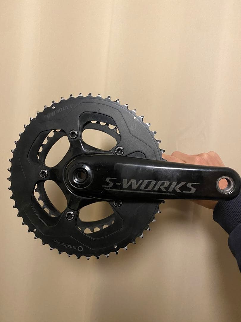 S-WORKS クランクセット165mm 52-36 両足パワーメーター付き