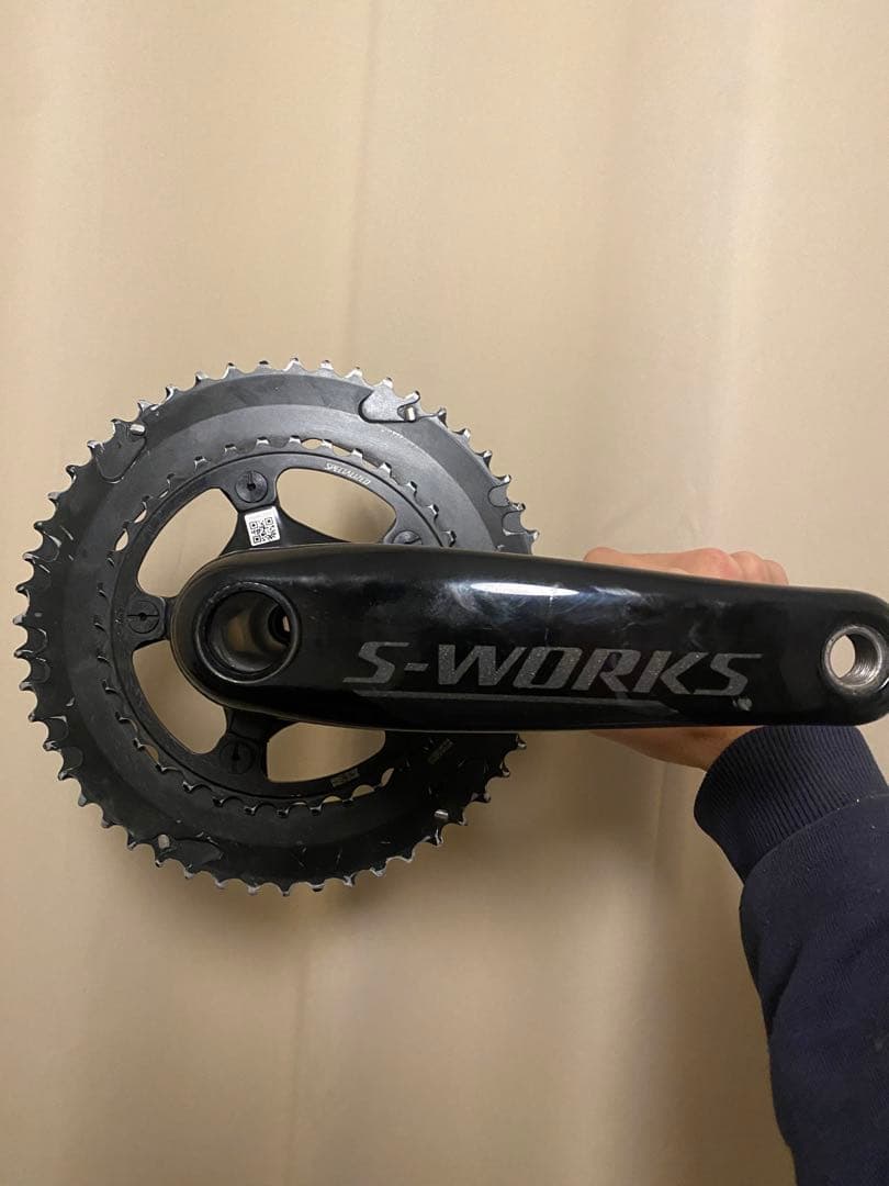 S-WORKS クランクセット165mm 52-36 両足パワーメーター付き