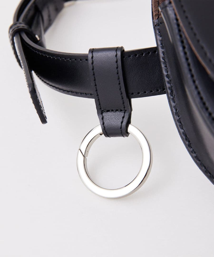 ウィムガゼット【Hoaw.】ウエストバッグ ブラック