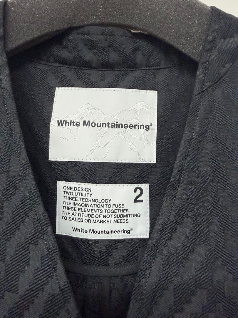 White Mountaineering ノーカラージャケット サイズ2