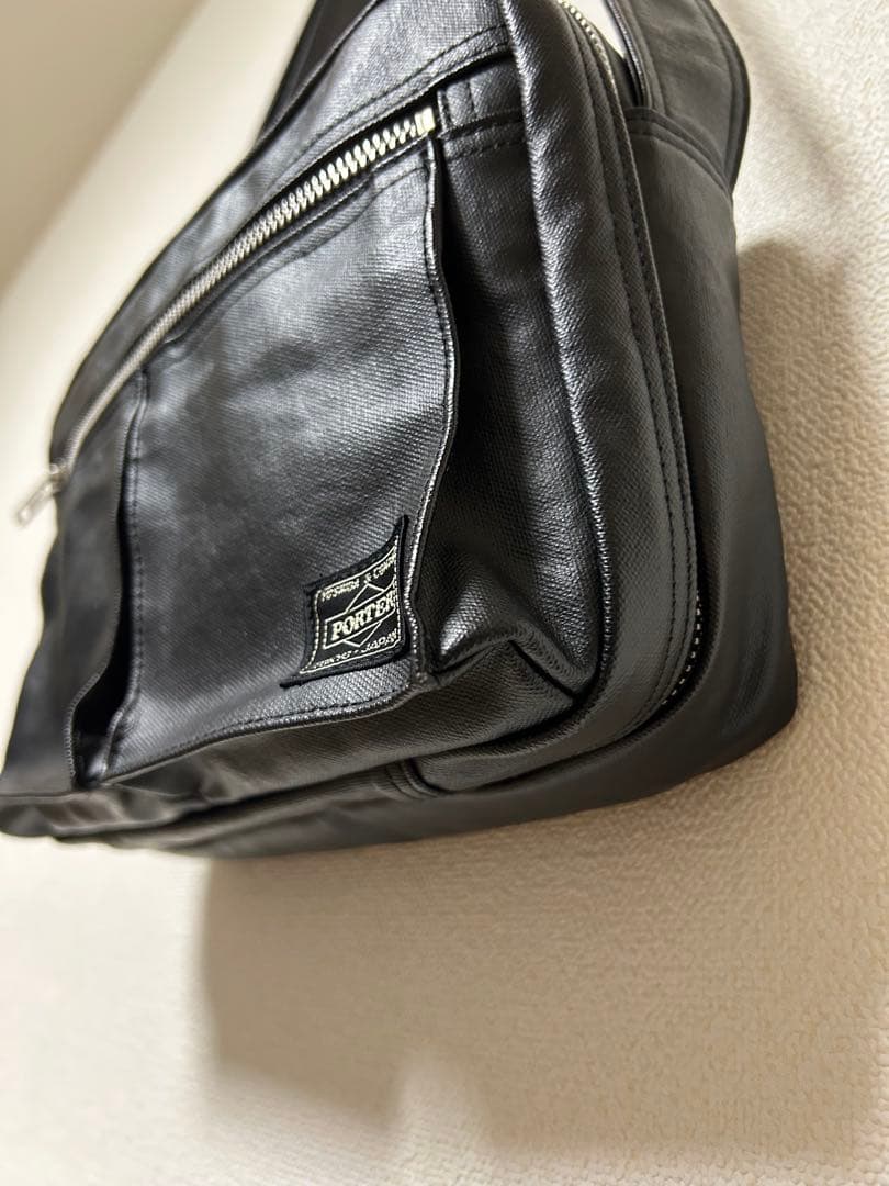 PORTER 黒 ショルダーバッグ　フリースタイル