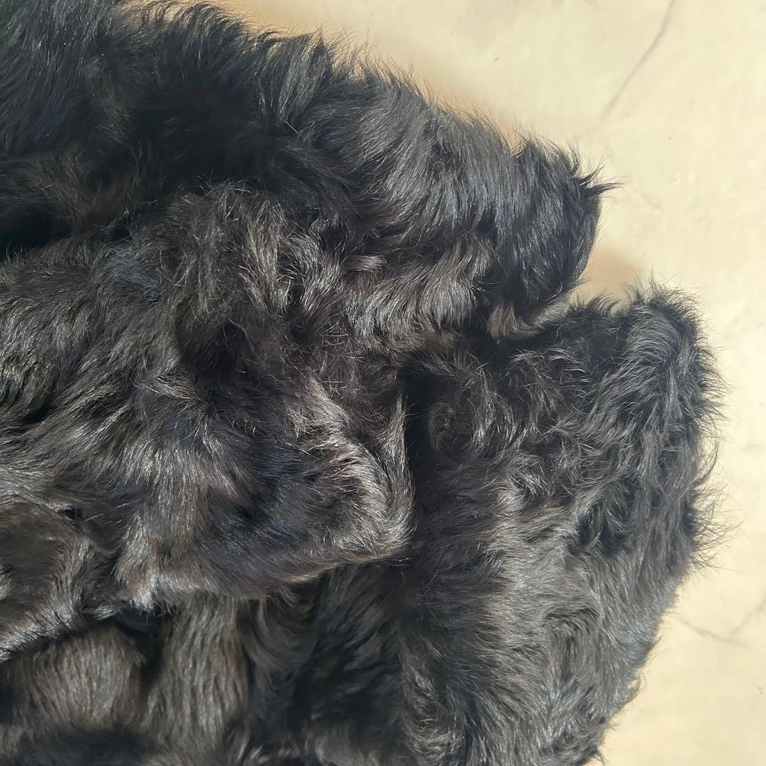 美品✨ジュンコシマダ 極上チキャンラムファー ジャケット ボリューム毛皮 38