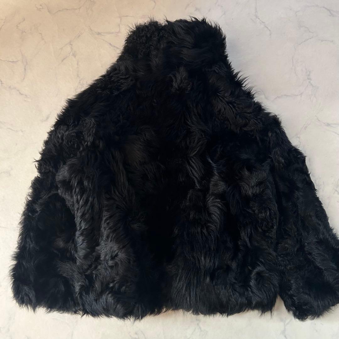 美品✨ジュンコシマダ 極上チキャンラムファー ジャケット ボリューム毛皮 38