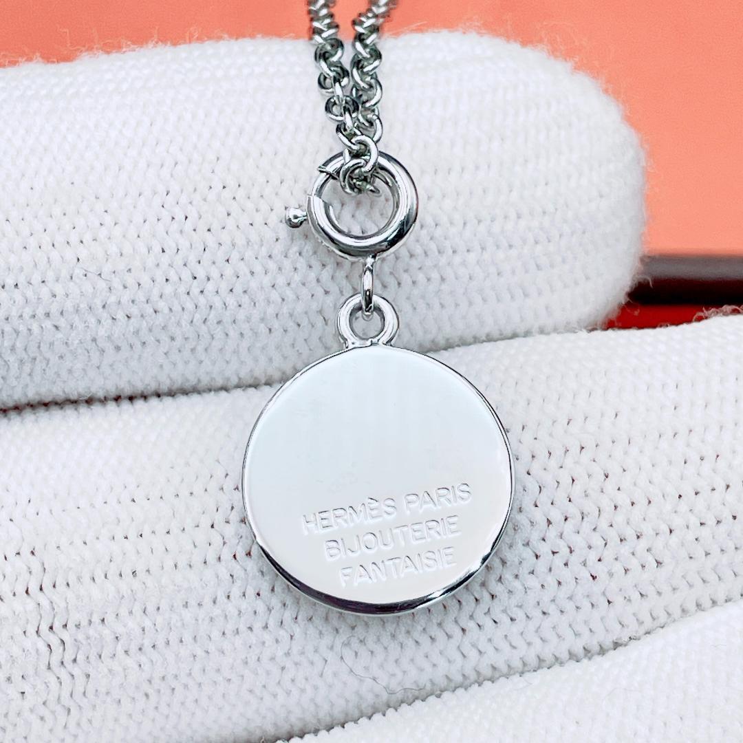 ◇エルメス◇ 新品仕上済 セリエ ネックレス ペンダント 小 シルバー 4.94