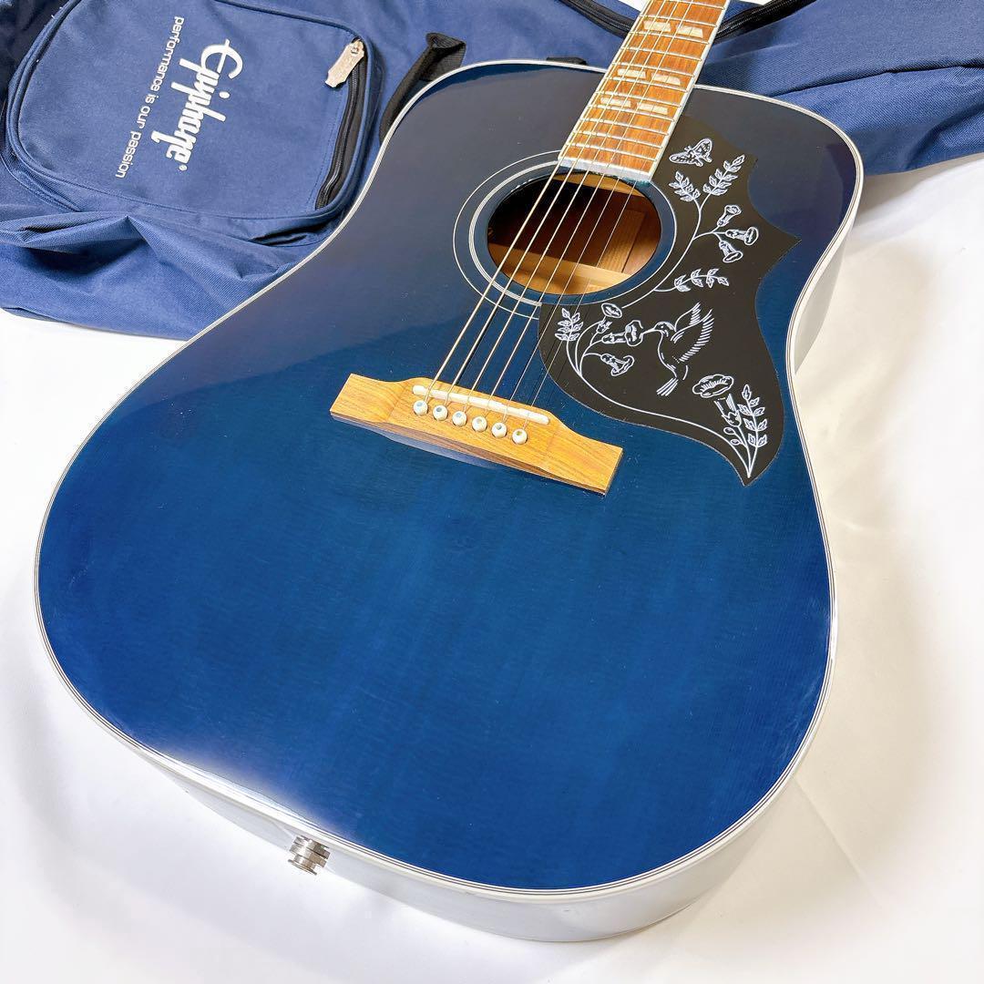 Epiphone Hummingbird PRO BB エレアコ　ネイビー