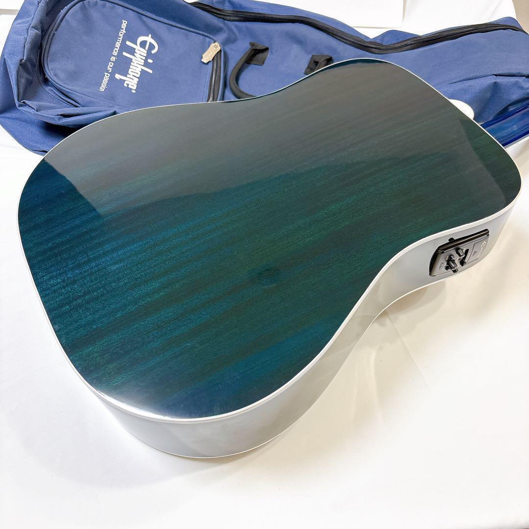 Epiphone Hummingbird PRO BB エレアコ　ネイビー